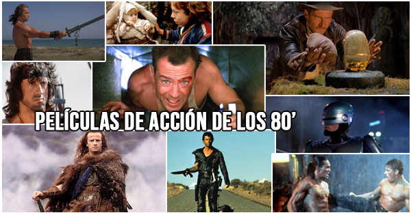 17. Top 5 películas de acción de los 80′